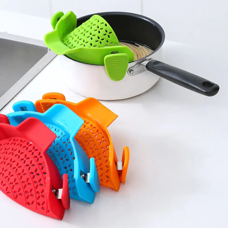 Universal Silicone Pan Pot Strainer